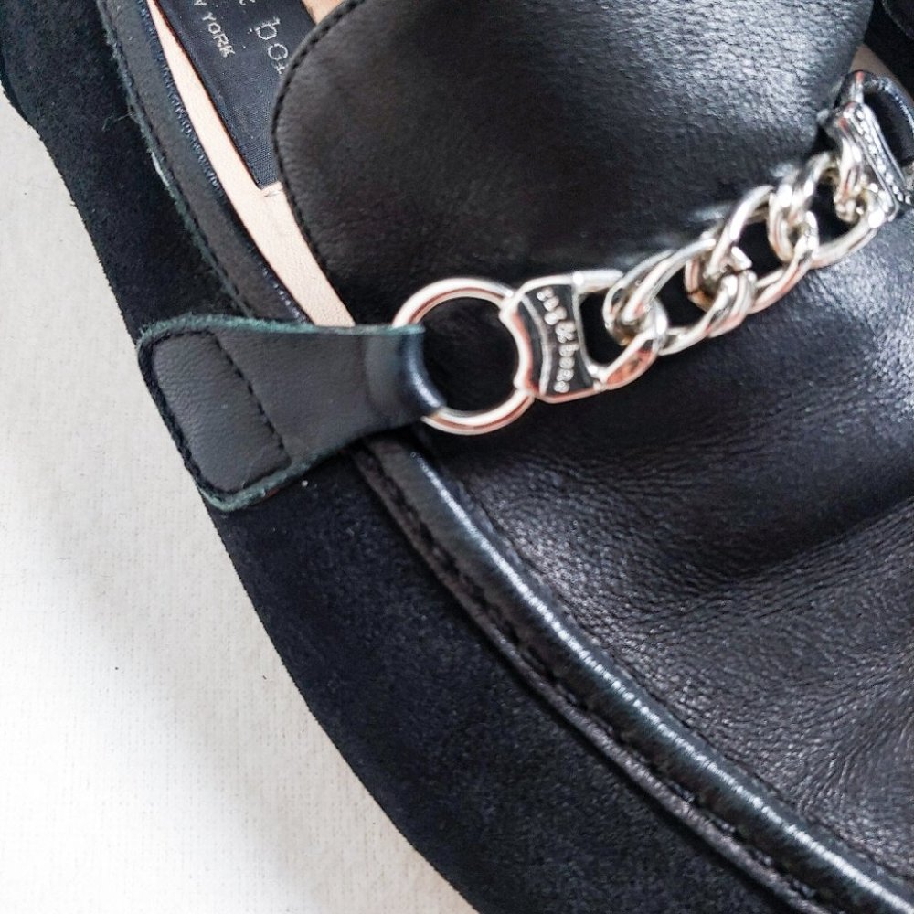 Black Leather Loafers - Picture 10 of 12